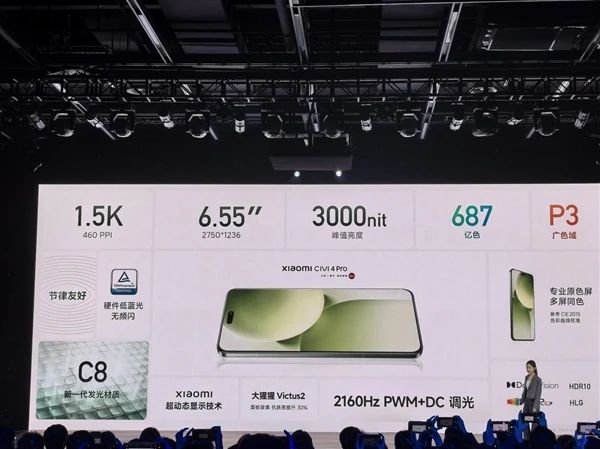 小米14 Pro配置全面下放，小米Civi 4 Pro搭載同款屏幕材質(zhì)