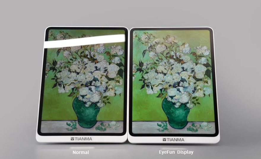 天馬推出EyeFun超低反超清護眼顯示技術